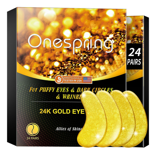 Onespring Parches Para Debajo De Los Ojos (24 Pares)  Masca