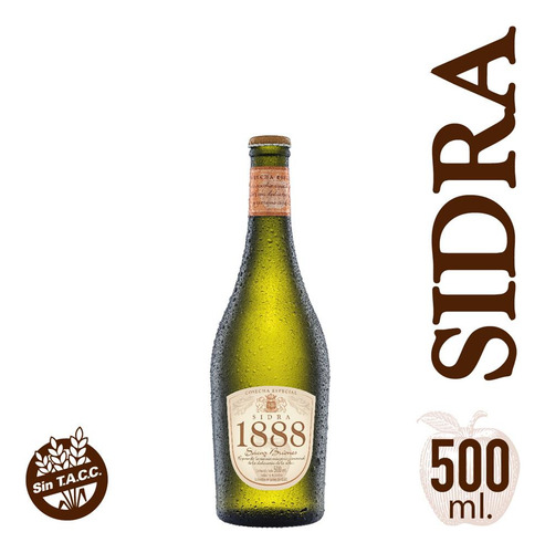 Sidra 1888 500ml Caja X 6 - Bebidas Patricios -
