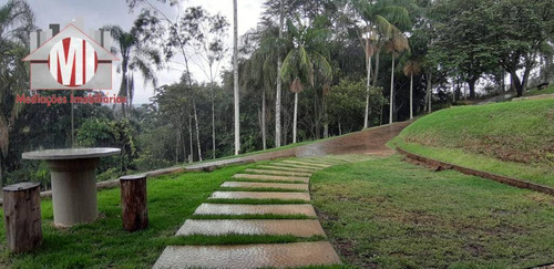 Chácara Maravilhosa Com Chalés Em Madeira, Piscina, Espaço Gourmet, Fireplace, Bosque E Vista Deslumbrante, 11000 M² Por R$ 2.000.000 - Socorro/sp - Ch0665