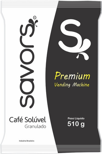 Café Solúvel Granulado Savors Premium Vending Pacote C/ 510g