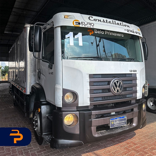 Caminhão Vw Constellation 13.180 Com Baú De Chapa Ano 2011.