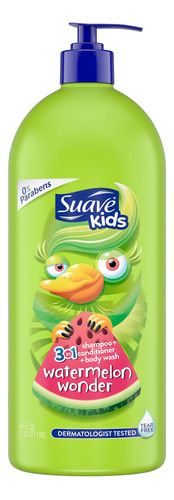 Champú, Acondicionador Y Gel De Baño 3 En 1 Suave Kids