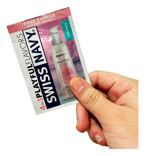 Lubricante Intimo 4 En 1 Swiss Navy Sachet 5ml