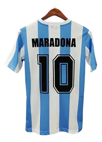 Camiseta Argentina Maradona 10 Mundial 1986 Original