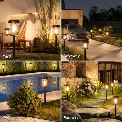 Luces Solares Para Exteriores Xmcosy+, 15 Lm, Led, Para Jard