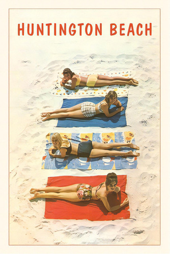 The Vintage Journal Bathing Beauties, Huntington Beach, California, De Found Image Press. Editorial Found Image Pr, Tapa Blanda En Inglés
