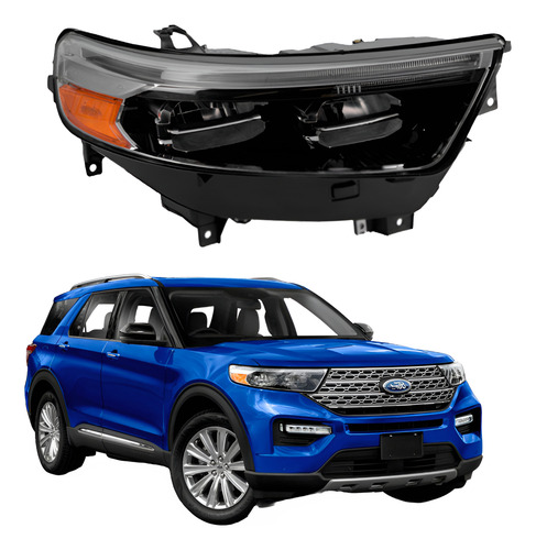 Faro Ford Explorer 2023 C/led C/luz Dia Derecho