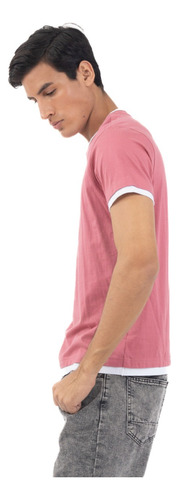 Playera 100% De Algodón Para Hombre Quarry Cuello Redondo