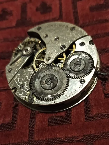 Maquinaria De Antiguo Reloj De Bolsillo Longines Original (Usado)