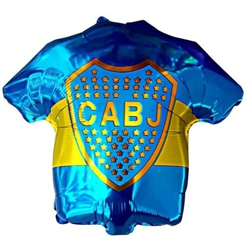 Globo Camiseta Boca 50cm Futbol Equipo Fiesta Belgrano