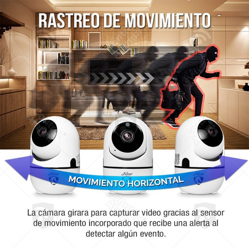 Imagen 4 de 10 de Camara Wifi Ip Hd Seguridad Rastreo Movimiento Sc911-r