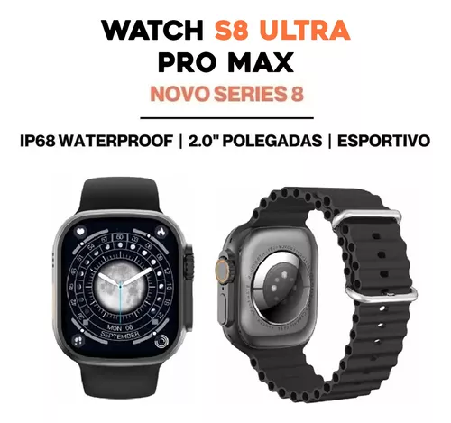 Relógio Inteligente Smatwatch S8 Max 1.9 Polegada Nfc - ESFERIUM