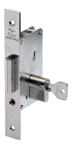Cerradura De Seguridad Cisa 84 25mm Recortada Con 2 Llaves