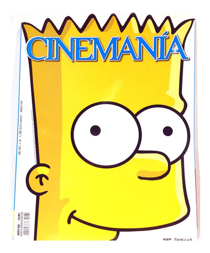 Revista Especial Los Simpson Movie Cine Manía 