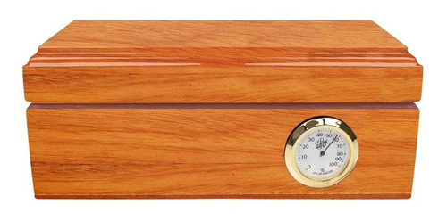 Humidor Travel Para 12 Puros En Color Cedro