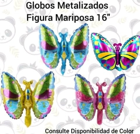 Globos Metalizados Figuras Mariposas 16 Pulgadas 
