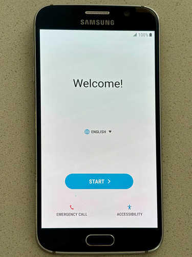 Celular Samsung Galaxy S6 Flat Usado Excelente Estado Azul (Usado)