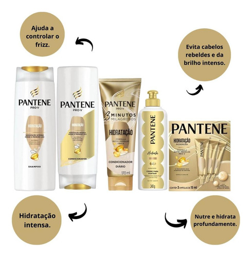 Kit Pantene Pro-v Hidratação C/5