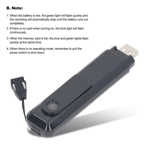 Mini Clip De Cámara Wifi, 1080p, Portátil, Recargable