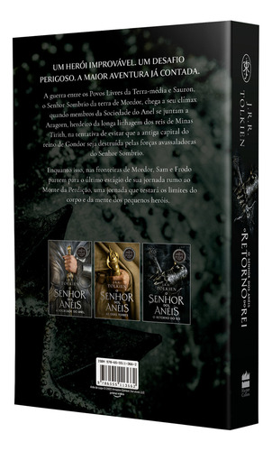 O Retorno Do Rei - Capa Os Anéis De Poder: O Senhor Dos Anéis - Parte 3, De Tolkien, J. R. R.. Editorial Harpercollins, Capa Mole Em Português, 2022