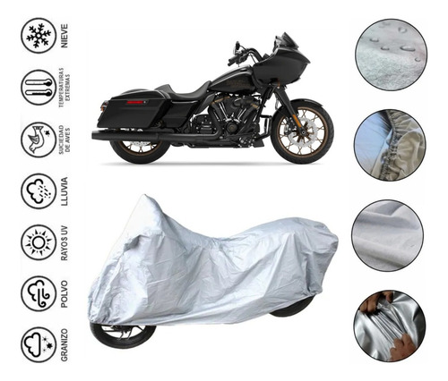 Protector Afelpada Moto Para Harley Davidson Road Glide St