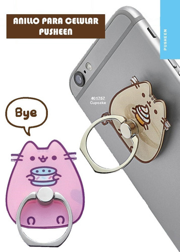 Anillo Para Celular Gato Pusheen The Cat Envio Inc