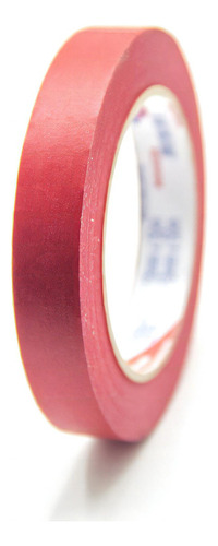 Fita De Papel Crepe Colorida Eurocel 18mm X 50m Vermelha
