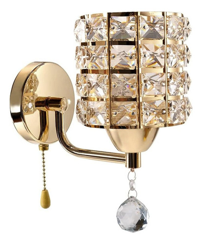 Arandela Luminária Parede Decorativo Cristal Moderna Luxuosa