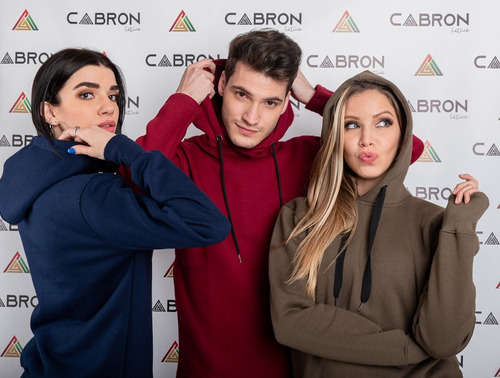 Imagen 3 de 10 de Buzo Canguro Capucha Hombre Slimfit Hoodie Camperas A29