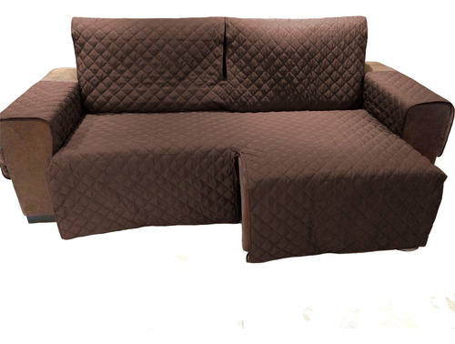 Protetor De Sofa Retratil Assento 1,40 2 Mod + 4 Almof Cheia