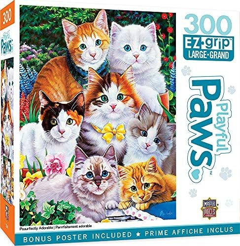 Masterpieces 300 Piezas Ez Rompecabezas - Purrfectly Bv2xg