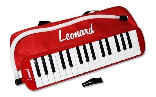 Flauta Melodica Piano 32 Notas Leonard + Funda Colegio 