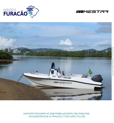 Imagem 3 de 14 de Lancha Mestra 160 Fishing + Motor Mercury 60hp Seapro 4t