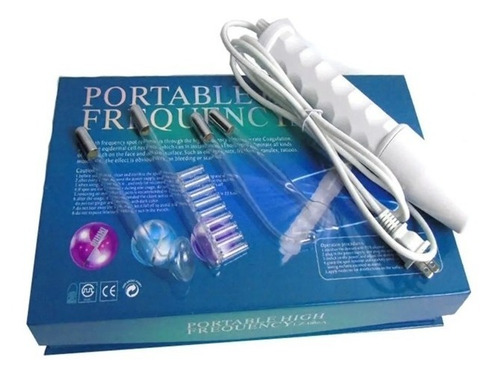 Alta Frecuencia Facial Y Corporal 4 Electrodos Portátil