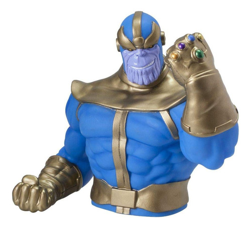 Marvel Thanos Banco De Busto De Pvc, Multicolor, 4 Pulgadas