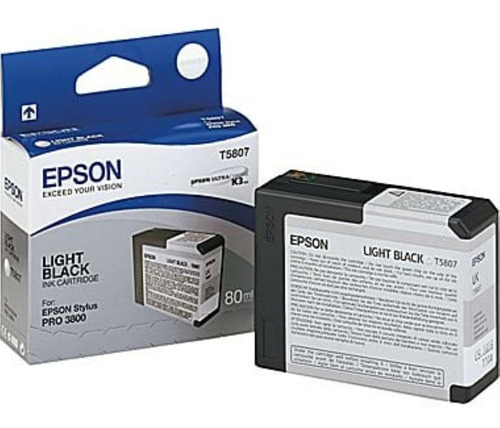 Cartucho De Tinta Epson T580700 Original 80ml Negro Claro /v