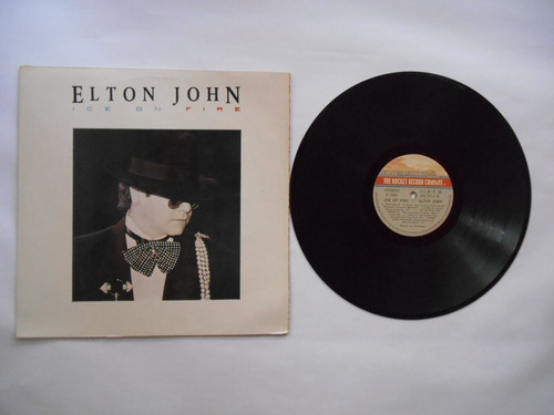 Lp Vinilo Elton John Ice On Fire Edición Colombia 1985