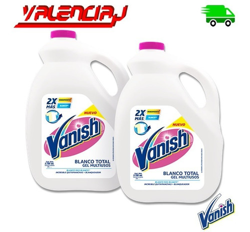 Removedor De Manchas Vanish Gel 2x Blanco Total 2 Gal