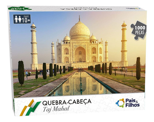 Quebra Cabeça Taj Mahal 1000 Peças - Pais E Filhos 7267