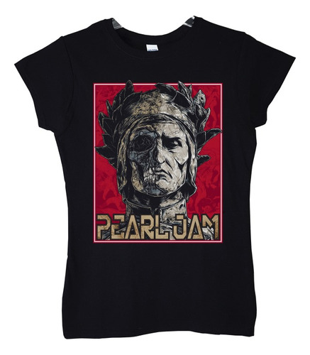 Polera Mujer Pearl Jam Italy Rock Abominatron