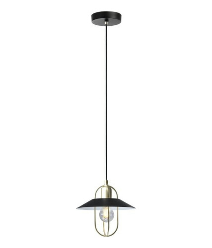 Luminario Colgante Tipo Vintage E27 42 W Negro / Oro Calux