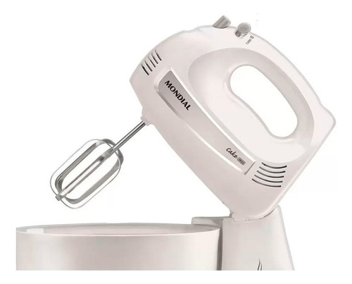 Batedeira De Bolo Mondial 500w 4 Velocidades C/ Cor Branco 110v