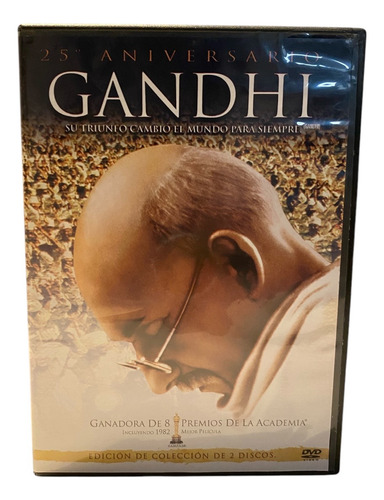 Gandhi. Pelicula. Dvd. 25 Aniversario. Ben Kingsley. (Usado)