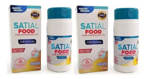 Satial Food Polvo 50g Bloquea Carbohidratos X2 Unid