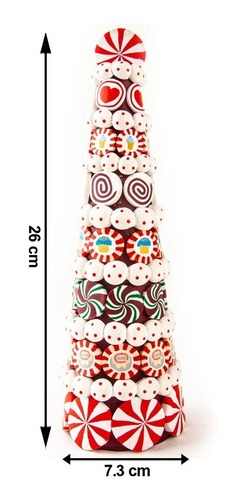 Imagen 2 de 4 de Adornos Navideños Running Árbol Caramelos Horizontal