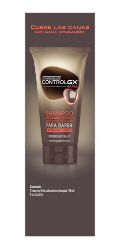 Just For Men Control Gx Barba Shampoo Desvanecedor De Canas
