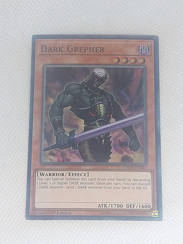 Dark Grepher Super Raro Yugioh