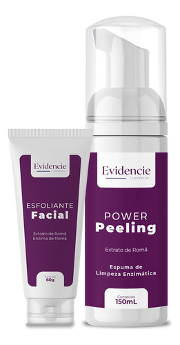 Kit Evidencie Esfoliante Duo Power Peeling Tipo Pele Todos