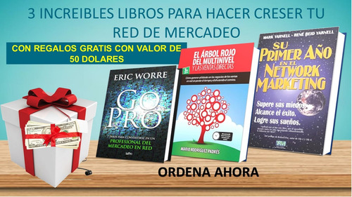 3 Libros De Redes De Mercadeo Go Pro, Su Primer Año En El Ne