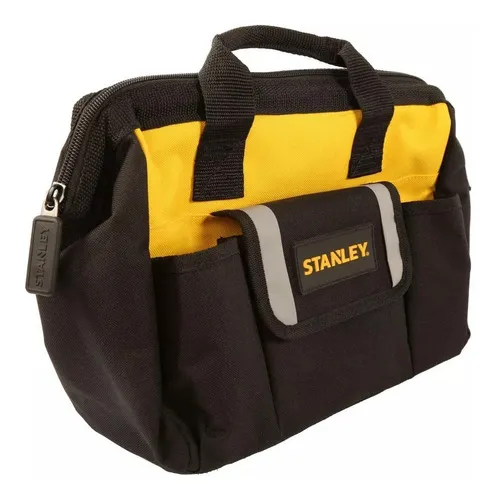 Bolso Mochila Porta Herramientas Stanley Con Ruedas Fatmax Color Negro